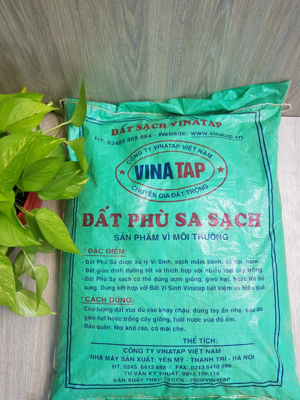 Đất phù sa sạch bao 25 kg