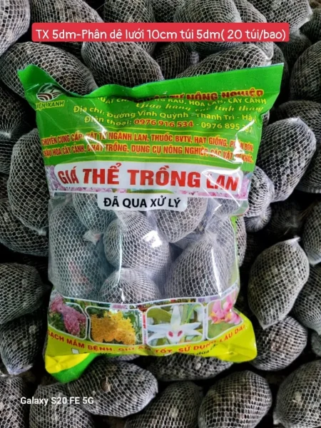 phân dê túi lưới 10cm gói 5dm