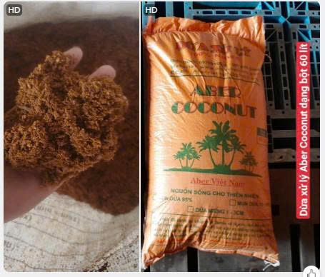 Mùn dừa đã xử lý Aber Coconut