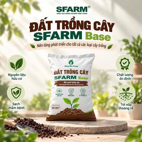 Đất trồng cây Sfarm Base ( 20dm3)